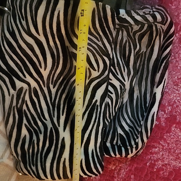 Zebra Print Women's Bag Vintage - Picture 5 of 5
